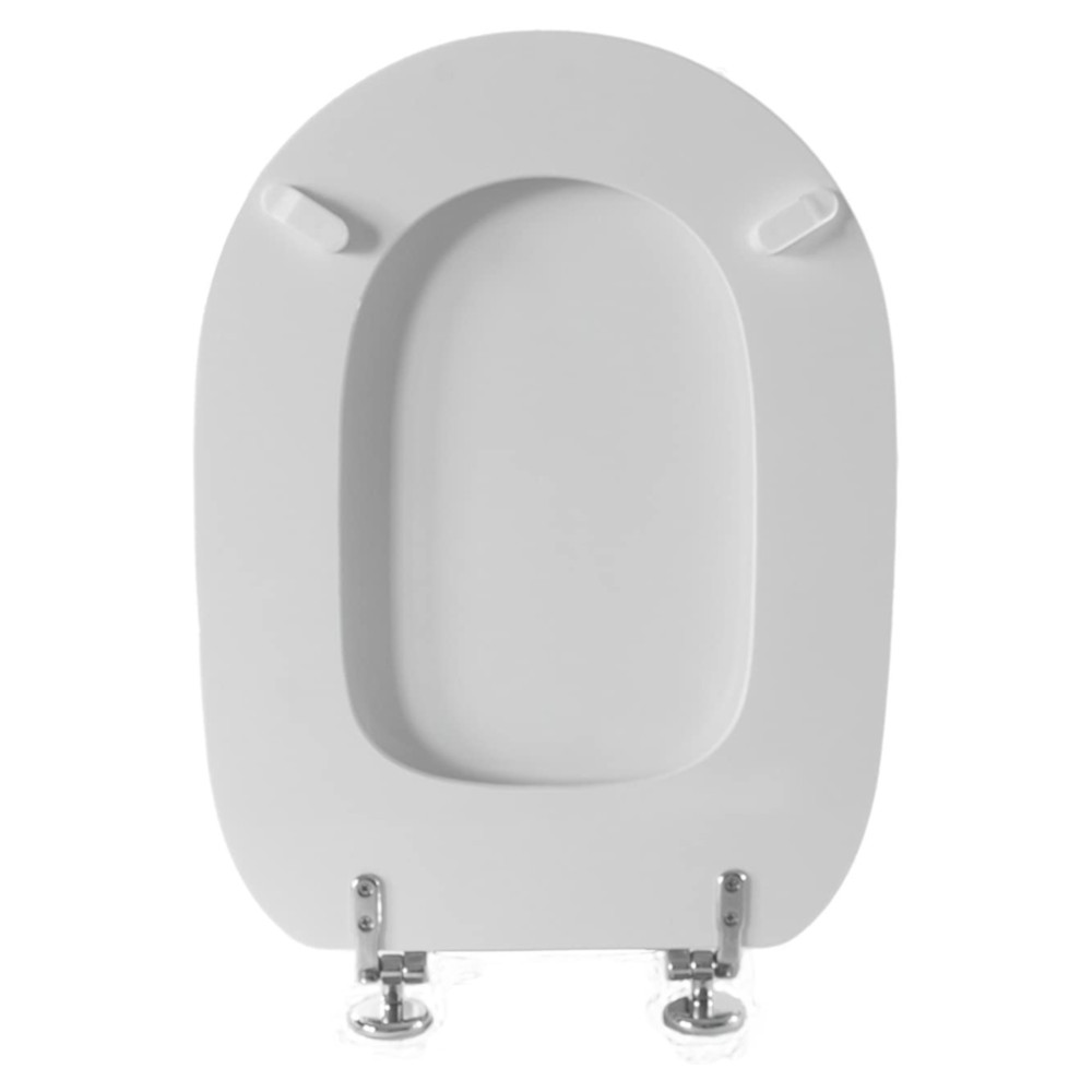 Sedile WC Cesame Sintesi legno bianco 47x35x4cm