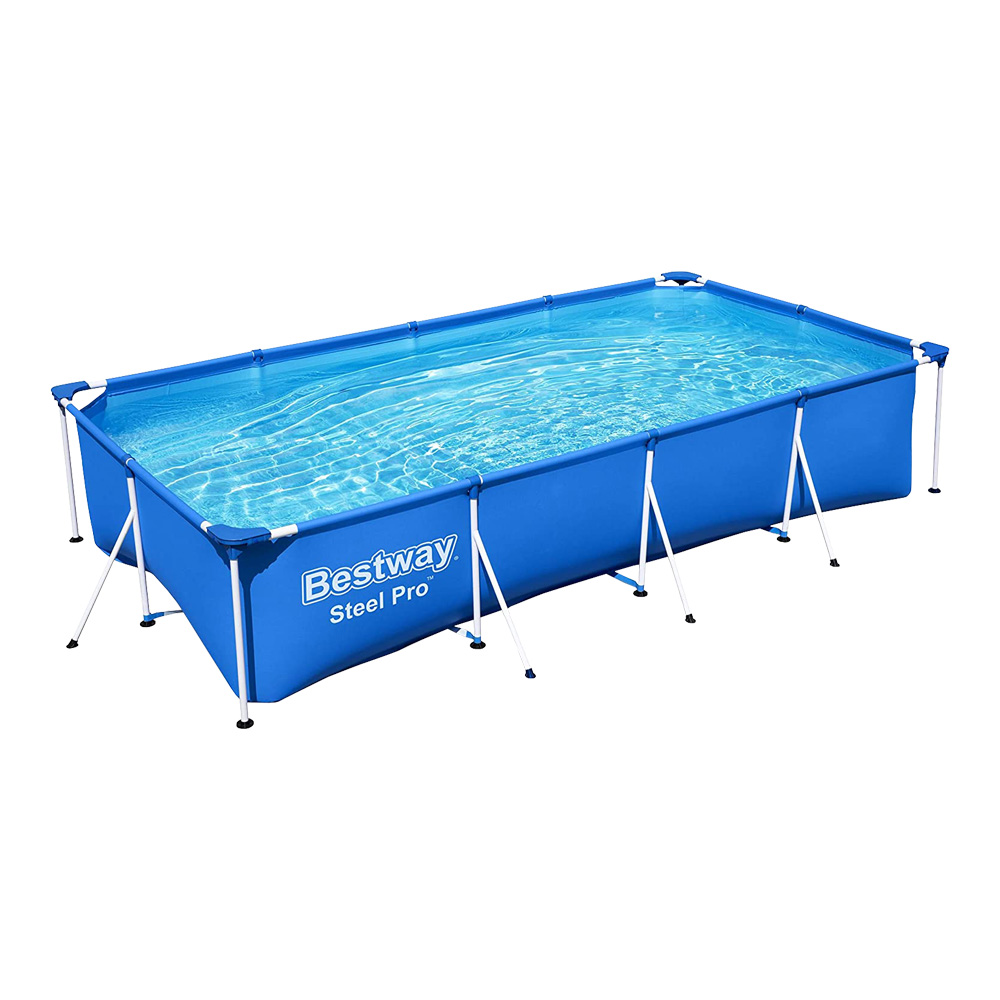 Piscina Rettangolare Steel Pro Frame 400x211x81h cm BESTWAY - Azzurro