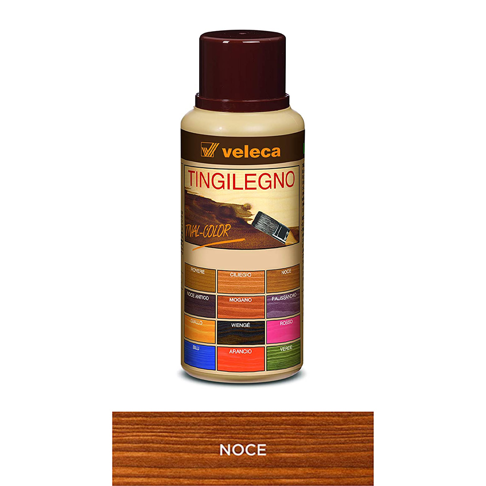 Colorante Legno ad Acqua Tingilegno Tival Color 250 ml VELECA - Noce