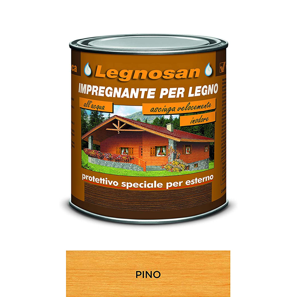 Impregnante all'Acqua per Legno Esterno Legnosan 750 ml VELECA - Pino