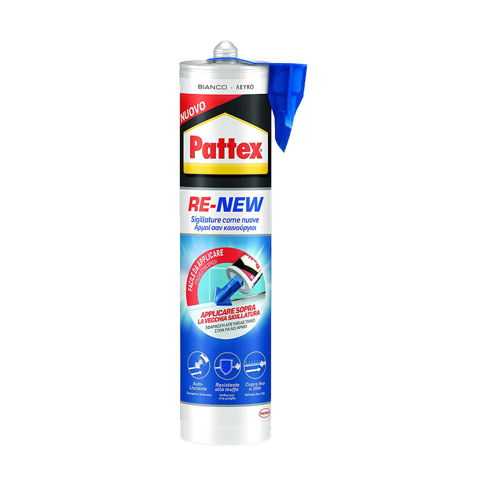 Sigillante per Fughe Bagno Sano Re-New 280 ml PATTEX - Bianco