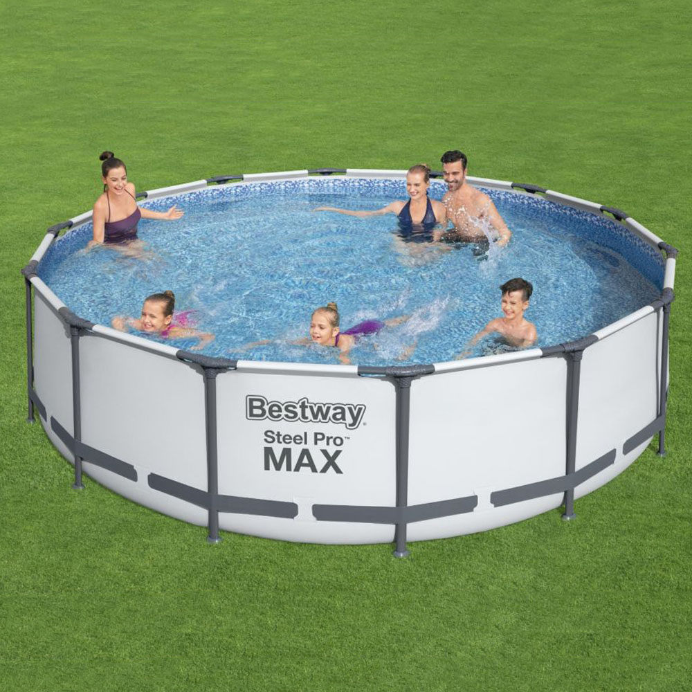 Piscina Fuori Terra Rotonda Steel Pro Max 427x107h cm BESTWAY - con Kit Completo