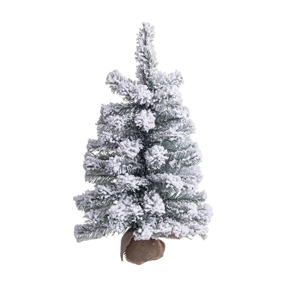 Pinetto di Natale da Scrivania Timmy Innevato 60 cm FERCOLOR - con 67 Rami