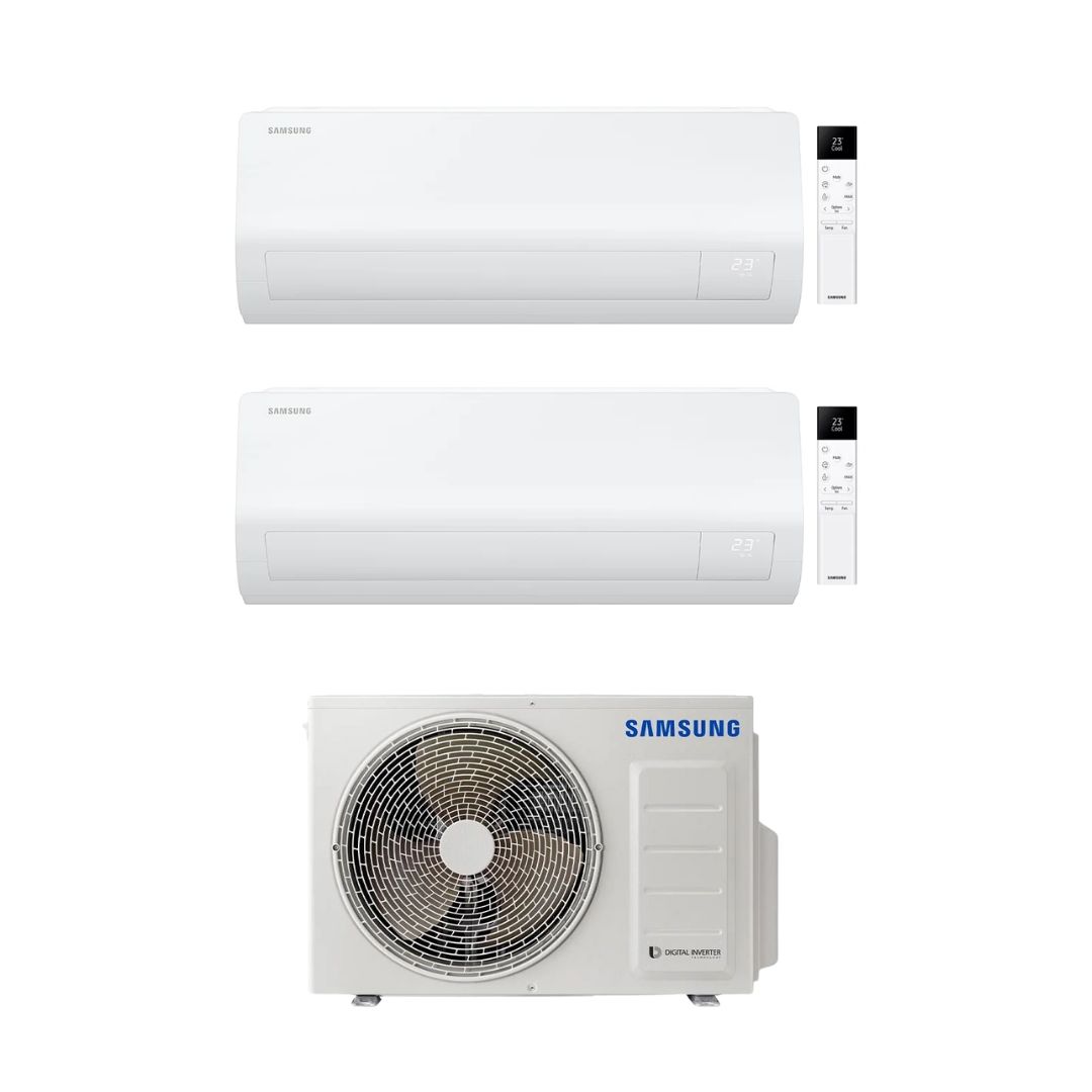 Climatizzatore samsung cebu s2 novita' 2025 wifi dual split 9000+9000 btu.