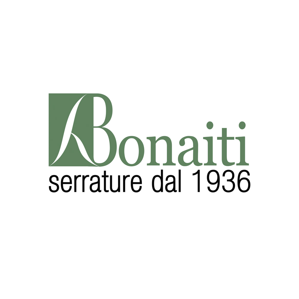 Serratura Patent Media B-Split BONAITI Ottonato - Scrocco Centrale Reversibile