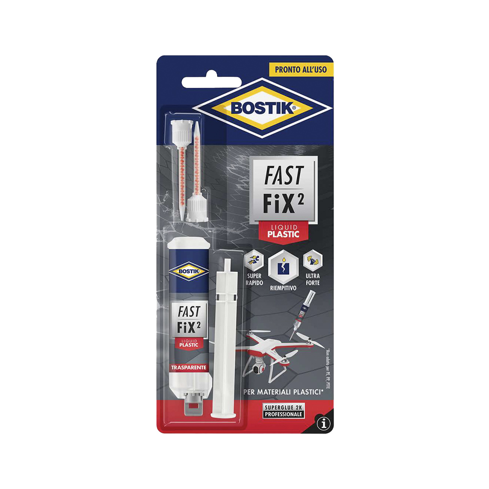 Adesivo Fast Fix Liquid Plastic BOSTIK 10 gr