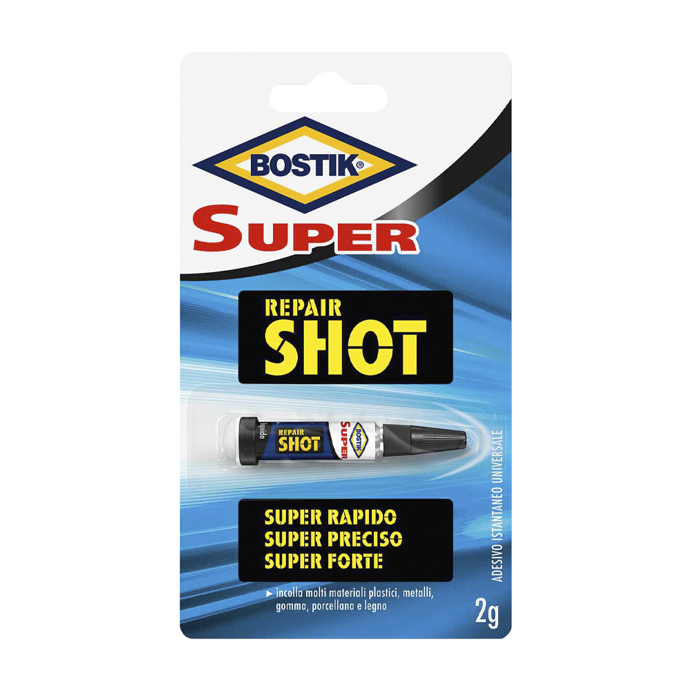 Adesivo Istantaneo Liquido Super Repair Shot BOSTIK 2 GR