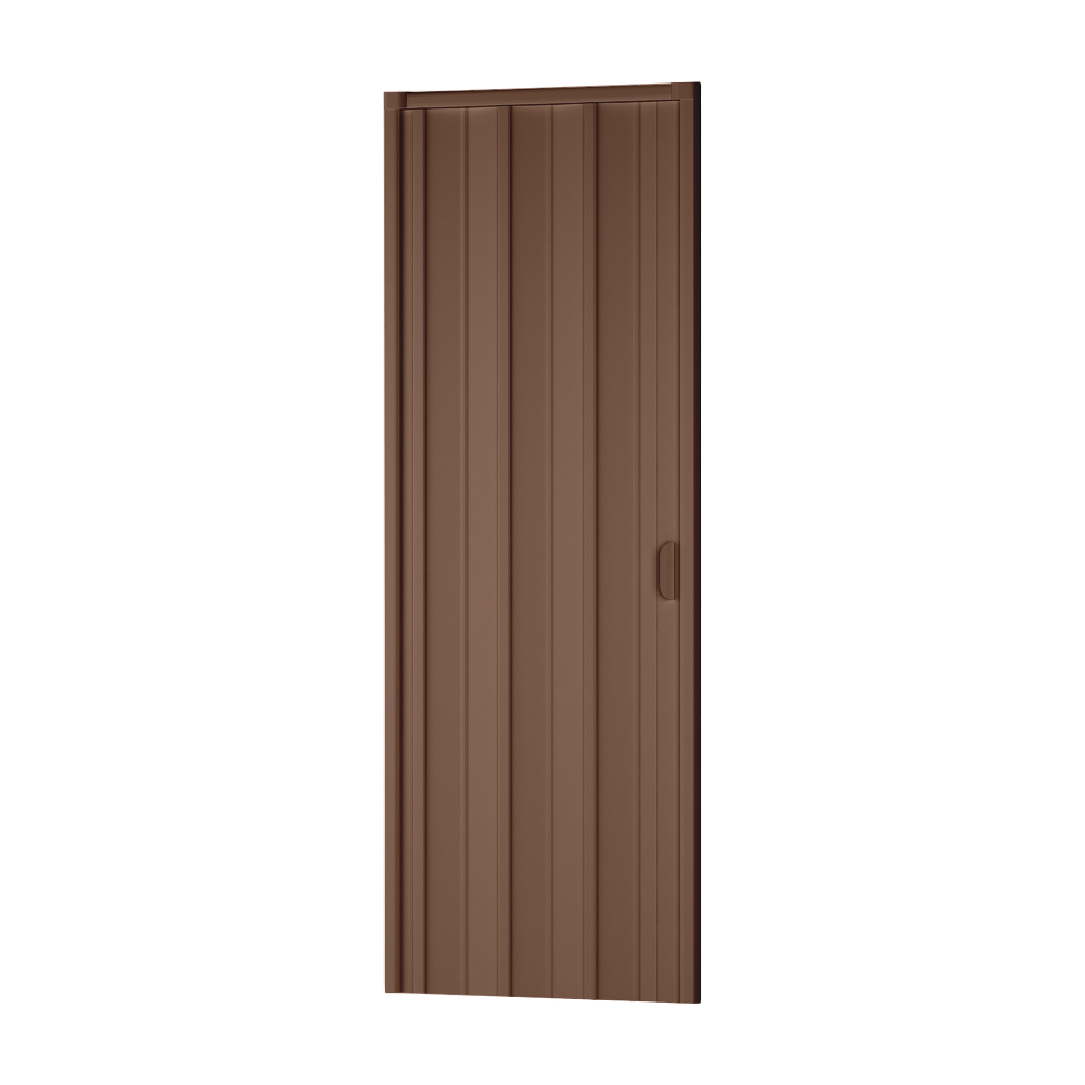 Porta a Soffietto con Maniglia 100x214h cm FERLIVING - Noce