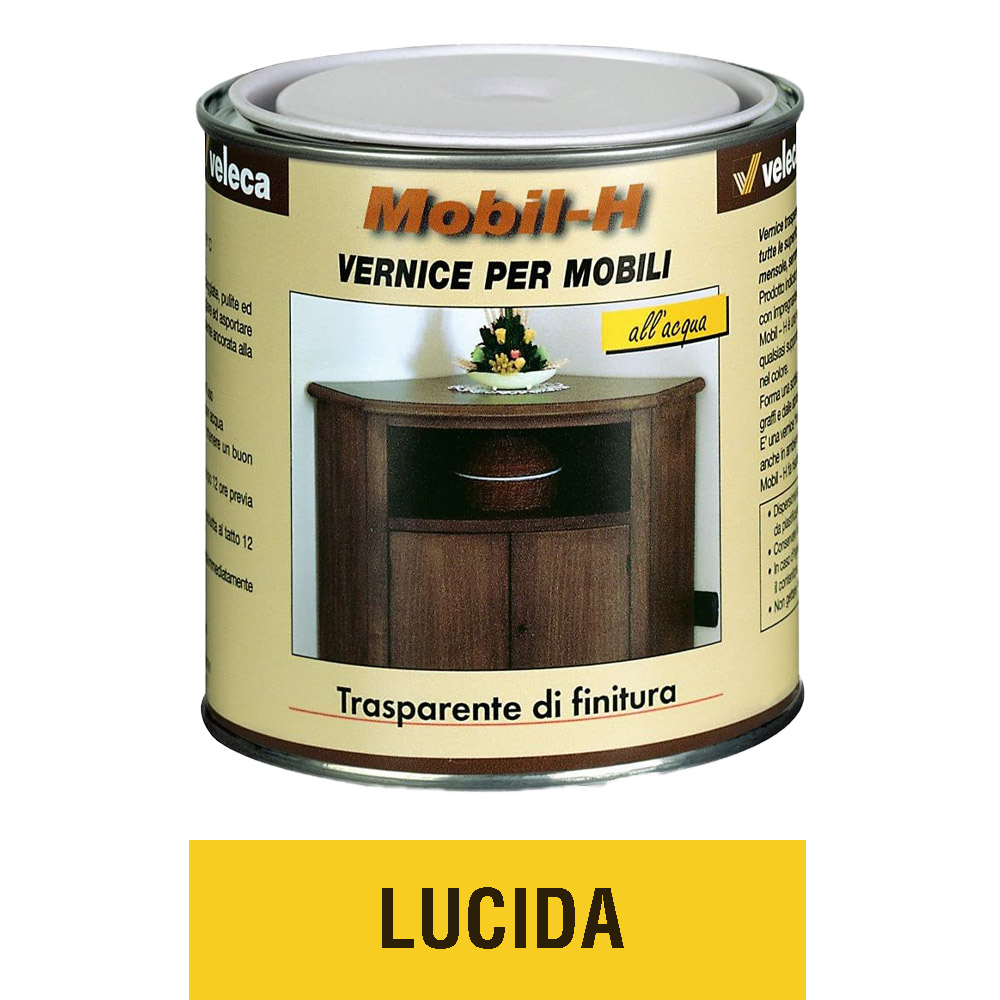 Vernice ad Acqua Mobil-H Lucida VELECA 2.5 Lt