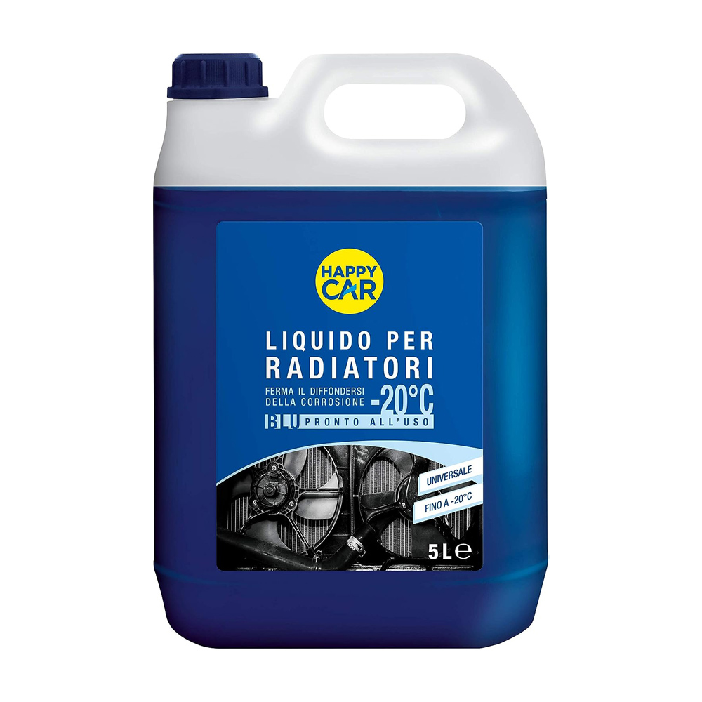 Liquido per Radiatori Universale Blu 5 Lt HAPPYCAR - Ferma la Corrosione