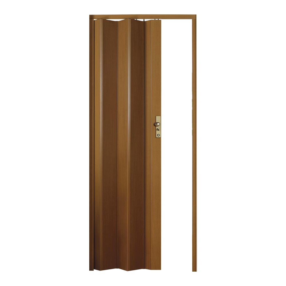 Porta a Soffietto Maya 83x214h cm FERLIVING - Legno Scuro