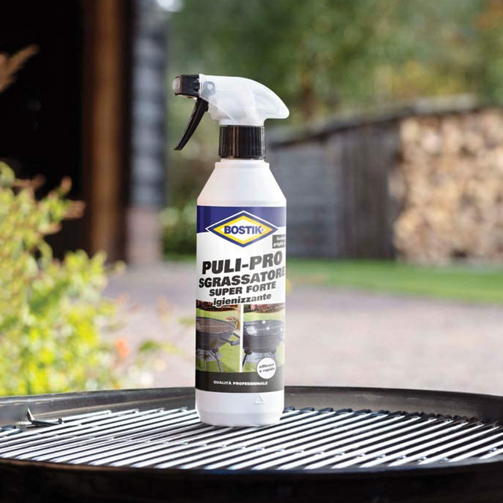 Puli-Pro Sgrassatore Igienizzante Spray per BBQ, Griglie e Forni BOSTIK 500 ml