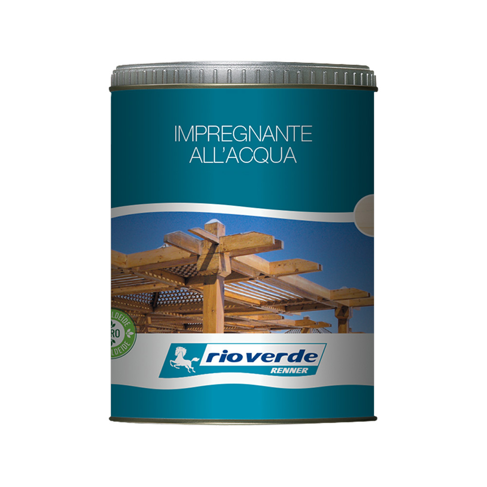 Impregnante ad Acqua per Legno RM 1810 750 ml RIOVERDE - Mogano