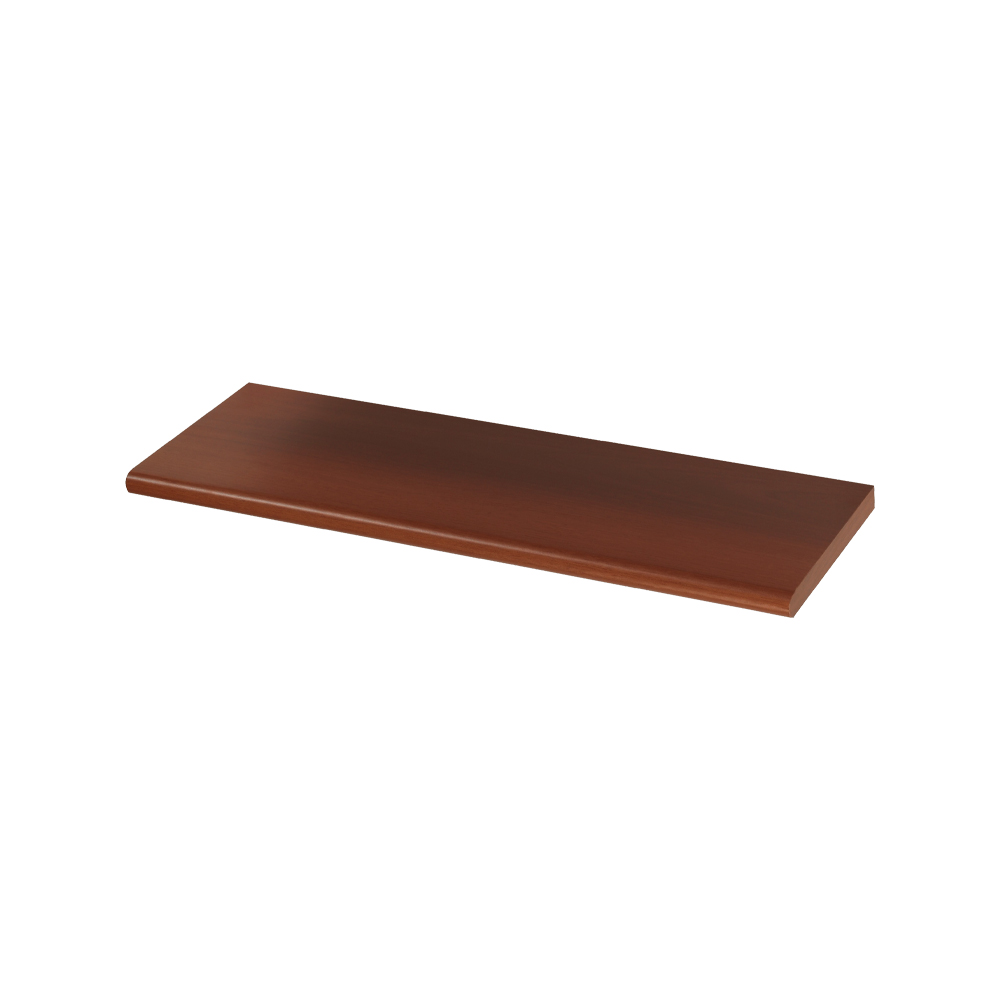 Mensola in Legno con Bordo Stondato FERLIVING - Ciliegio 80x20x1,8 cm