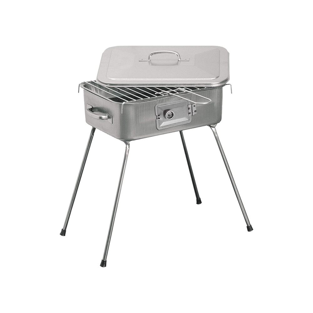 Barbecue Fornacetta in Lamiera  per Pic-Nic FERLIVING - Griglia 25x36 cm