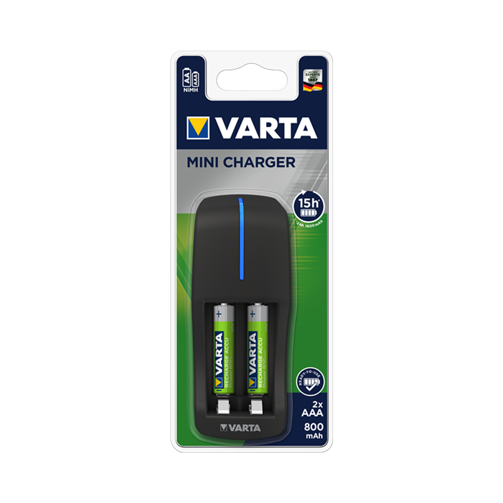 Mini Charger per Stilo e Mini-Stilo VARTA - fino a 2 AA/AAA