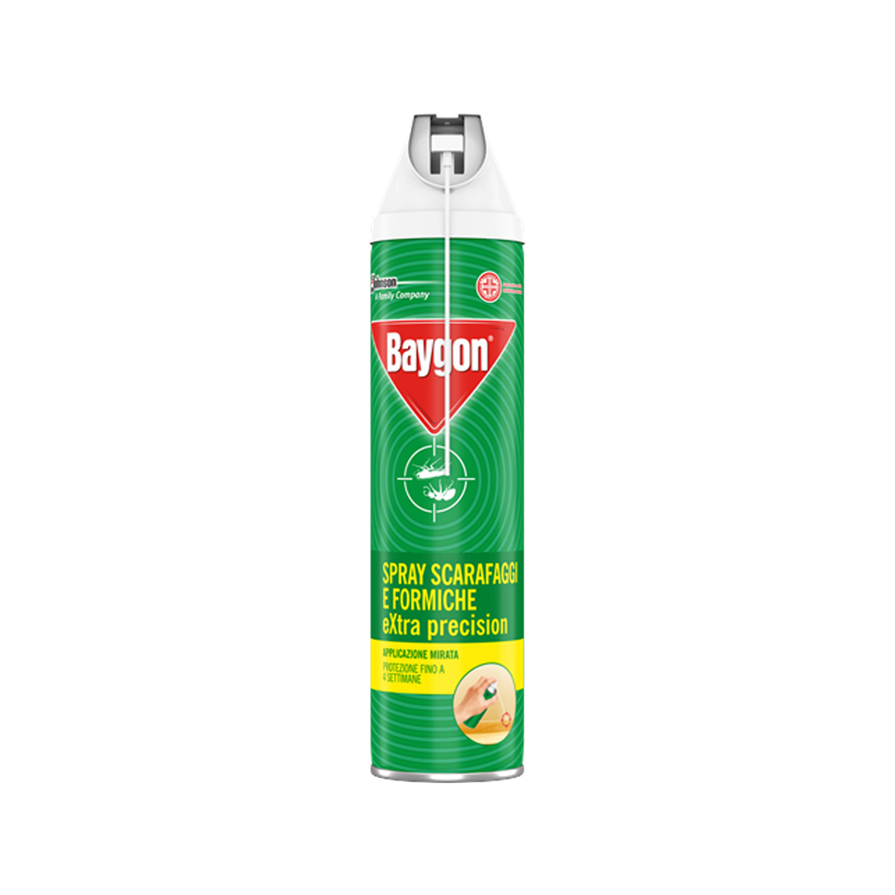 Schiuma Elimina Scarafaggi e Formiche BAYGON Extra Precision 400 ml