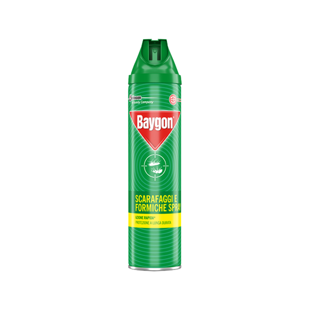 Spray Elimina Scarafaggi e Formiche BAYGON Plus 400 ml