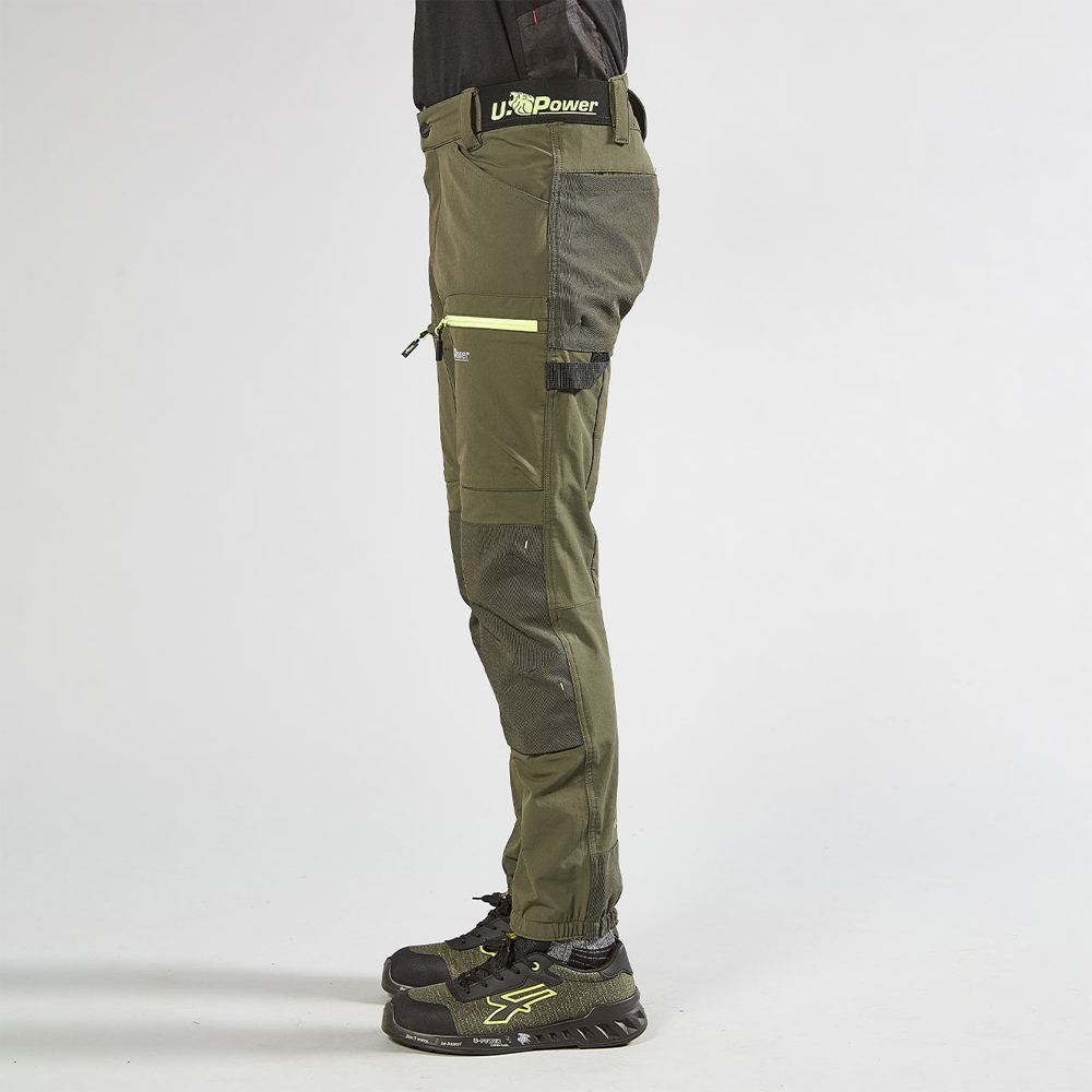 Pantaloni da Lavoro U-Supremacy Horizon Dark Green U-POWER - Taglia M