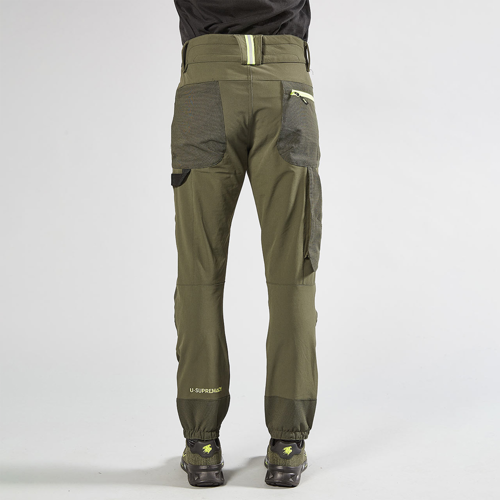 Pantaloni da Lavoro U-Supremacy Horizon Dark Green U-POWER - Taglia M