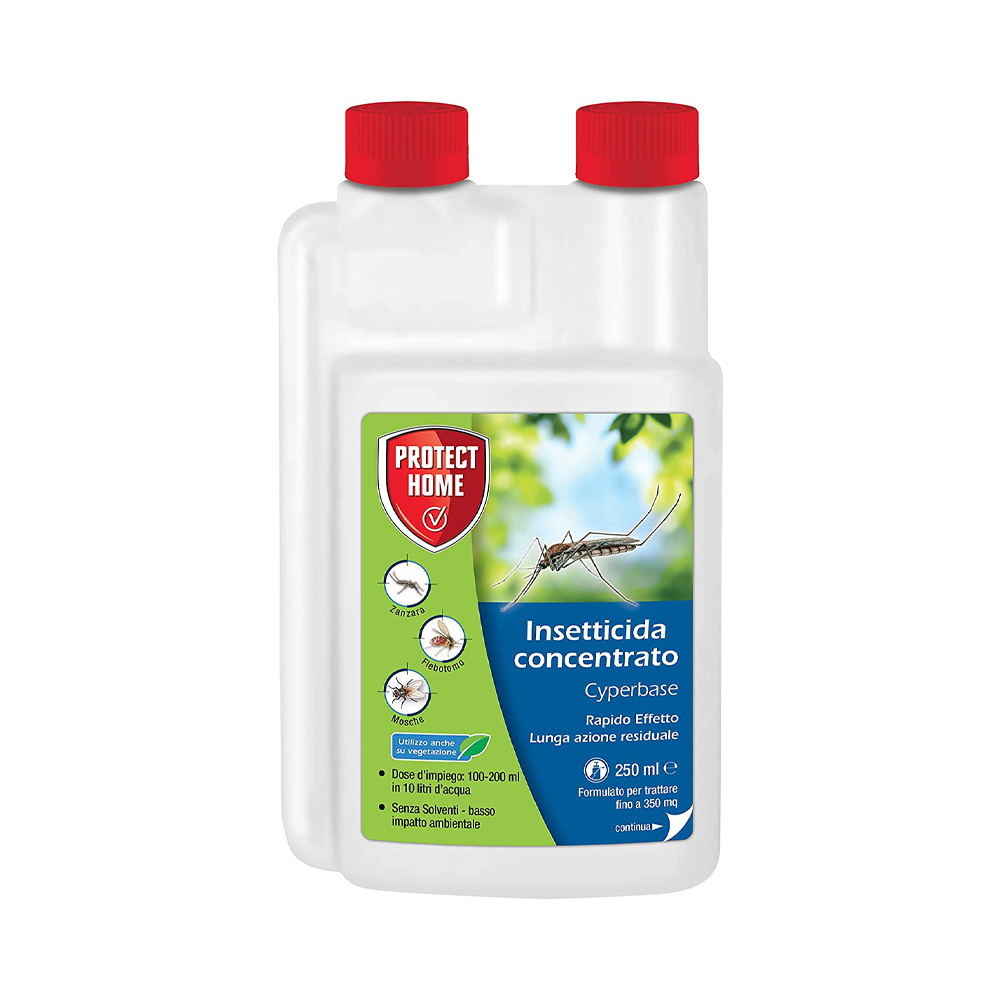 Insetticida Concentrato Cyperbase 250 ml PROTECT HOME - Triplo Principio Attivo