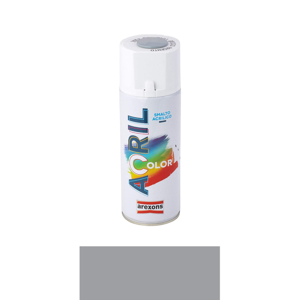 Smalto Spray Acril Color AREXONS 400 ml - Grigio Argento RAL 7001