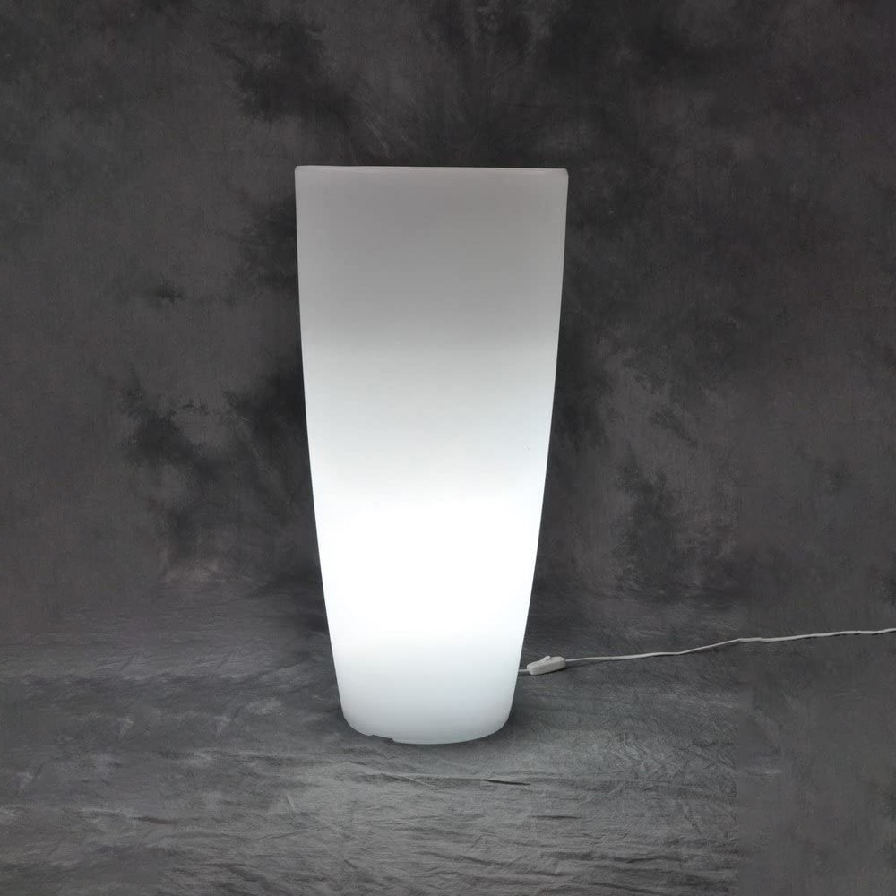 Vaso Tondo Stilo Light 40x90h cm FERLIVING - Bianco