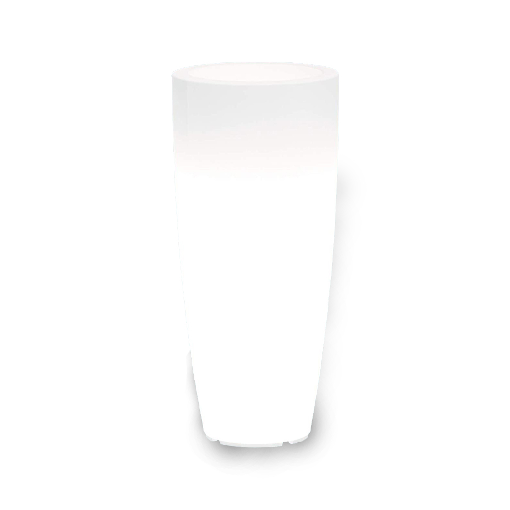 Vaso Tondo Stilo Light 40x90h cm FERLIVING - Bianco