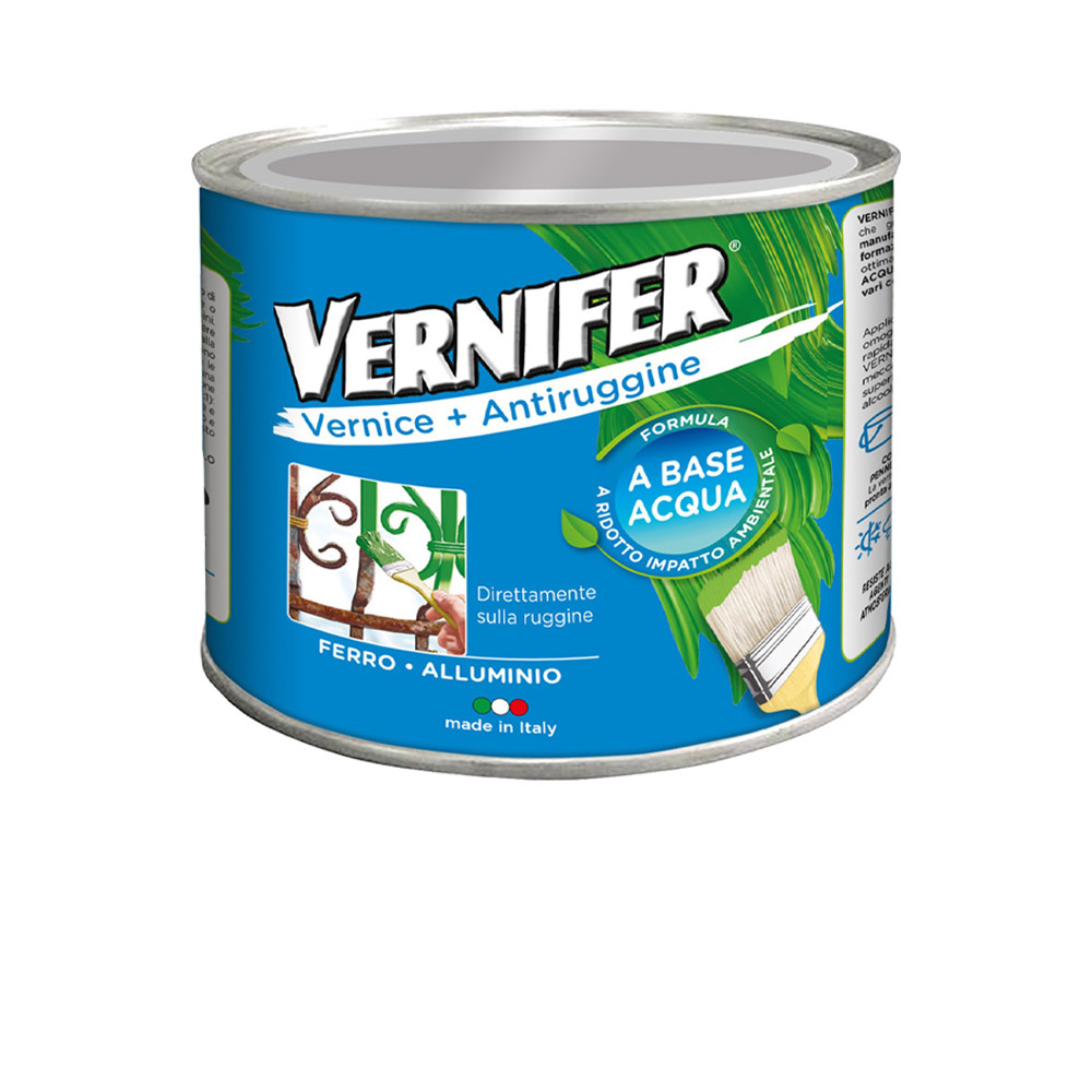 Smalto Antiruggine Vernifer Base Acqua 500 ml AREXONS - Bianco Brillante