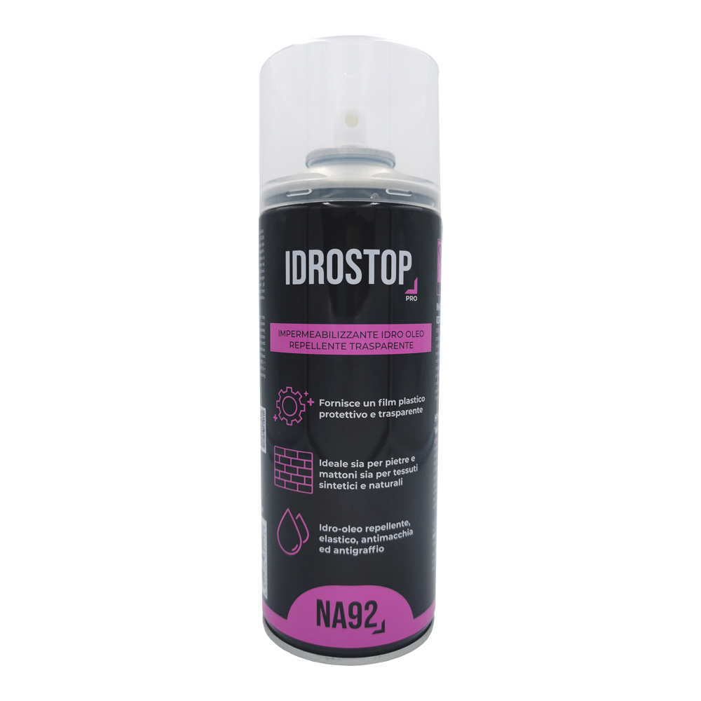 Impermeabilizzante Idro-Oleo Repellente NA92 IDROSTOP PRO 400 ml - Trasparente