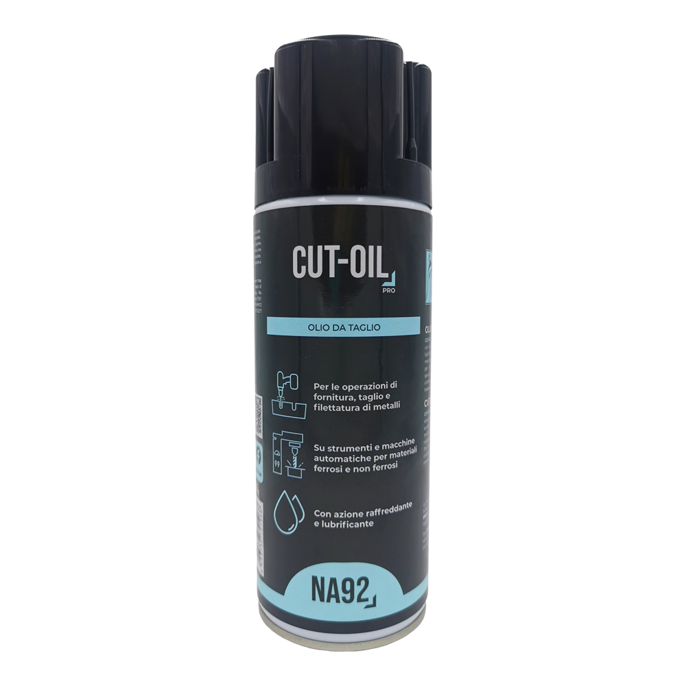 Olio da Taglio CUT-OIL NA92 PRO 400 ml - per Fornitura, Taglio, Filettatura, ecc