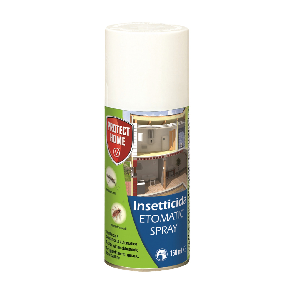 Insetticida Etomatic Spray 150 ml PROTECT HOME - Aerosol a Svuotamento Totale