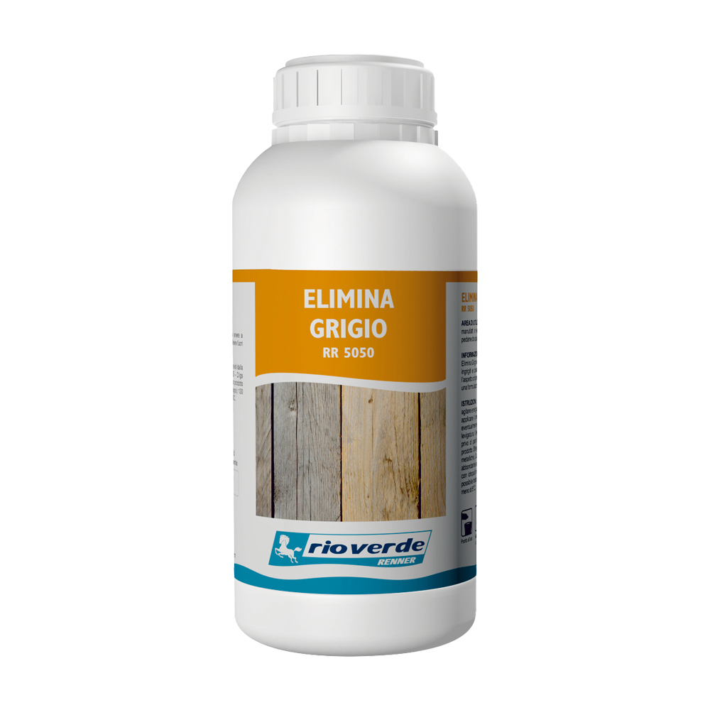 Elimina Grigiore per Legno 750 ml RR 5050 RIOVERDE - Trasparente