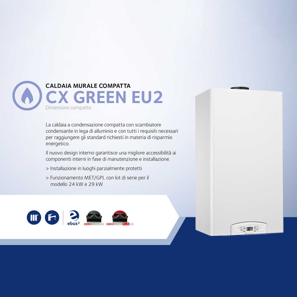 Caldaia Murale a Condensazione CHAFFOTEAUX - mod. CX Green EU2 24 kW